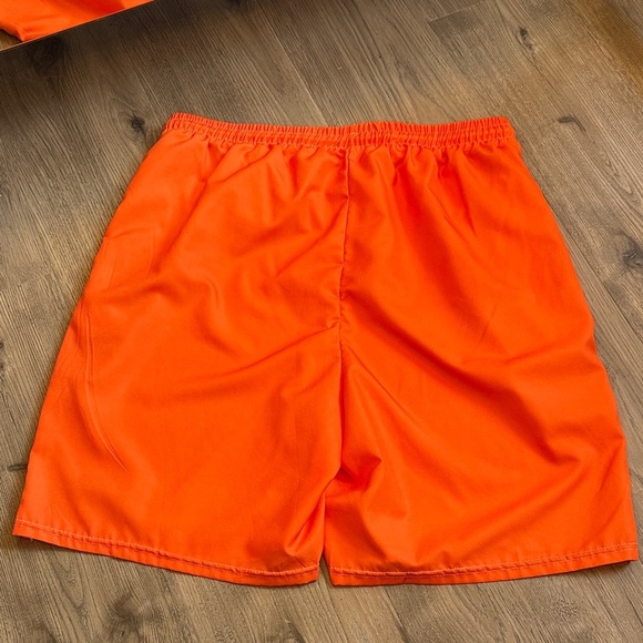 Orange Shorts with Cross Design - Picture 5 of 6